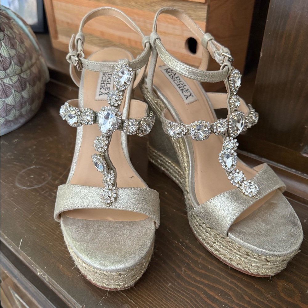 Badgley Mischka Women’s Coco Espadrille Wedge Sandal - Picture 8 of 10
